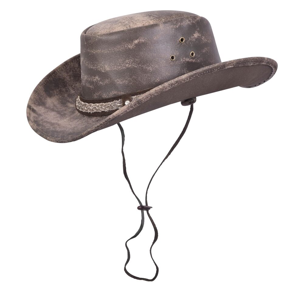 8241 Leather Cowboy Hat & – Western Style Handcrafted Lightweight Shapeable